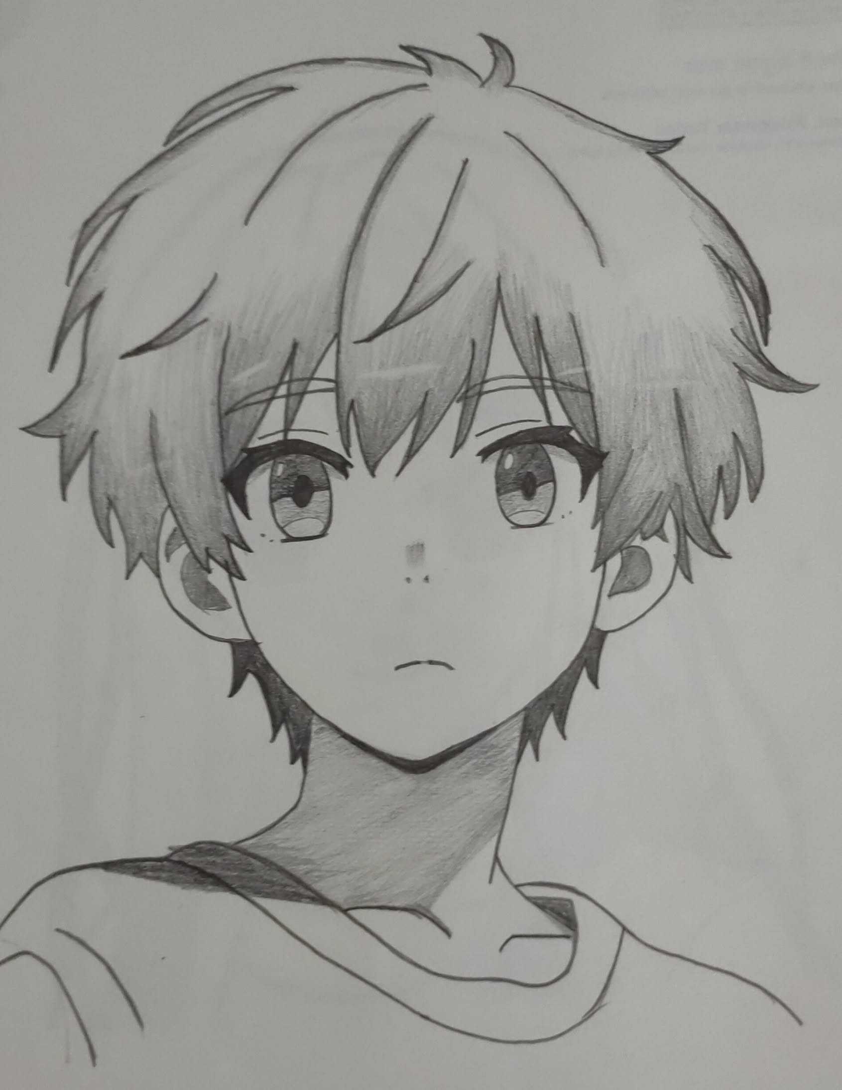 Expressive Short Hair Character
