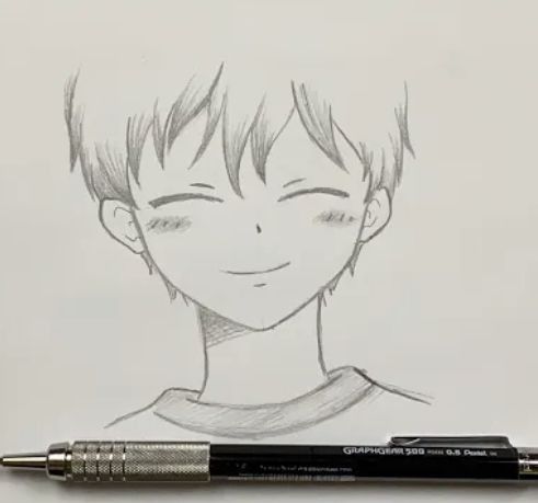 Joyful Smile Character Sketch