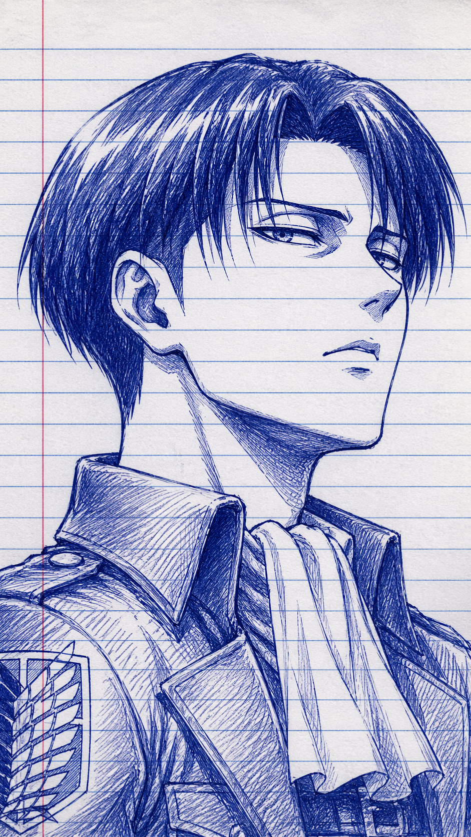 Levi Ackerman Intense Gaze