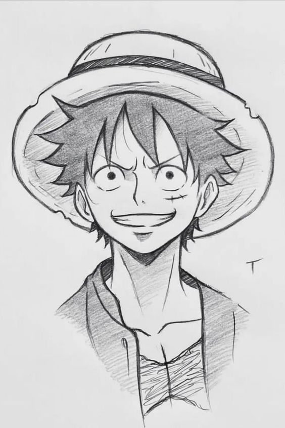 Luffy's Joyful Smile One Piece