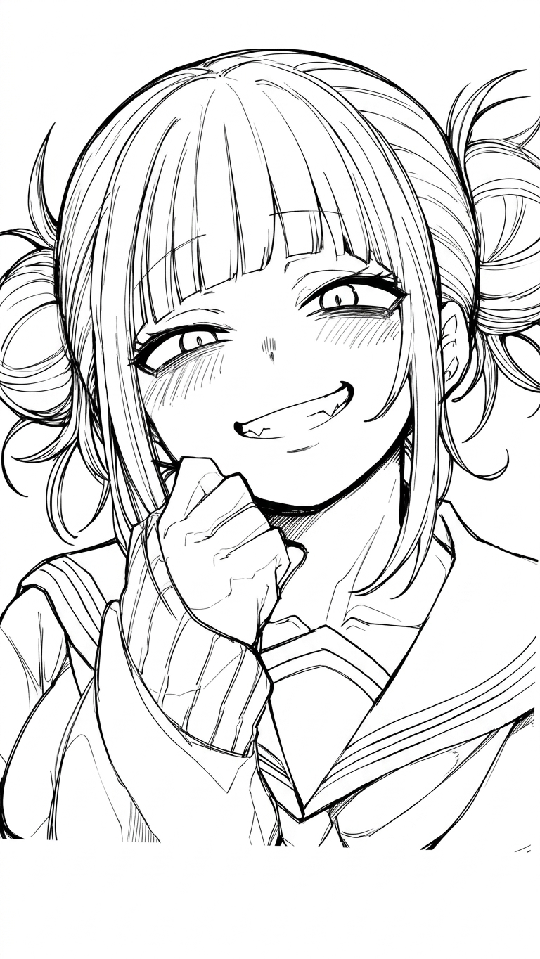 Adorable Drawing of Anya Forger