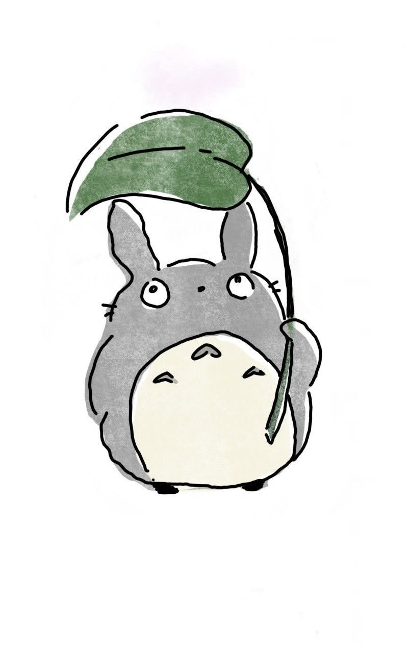 Adorable Totoro Drawing