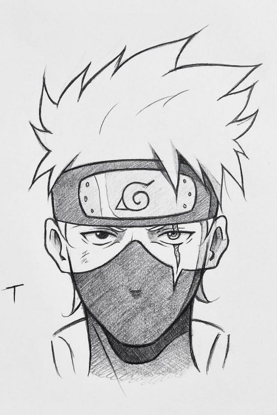 Cool Kakashi Hatake Drawing