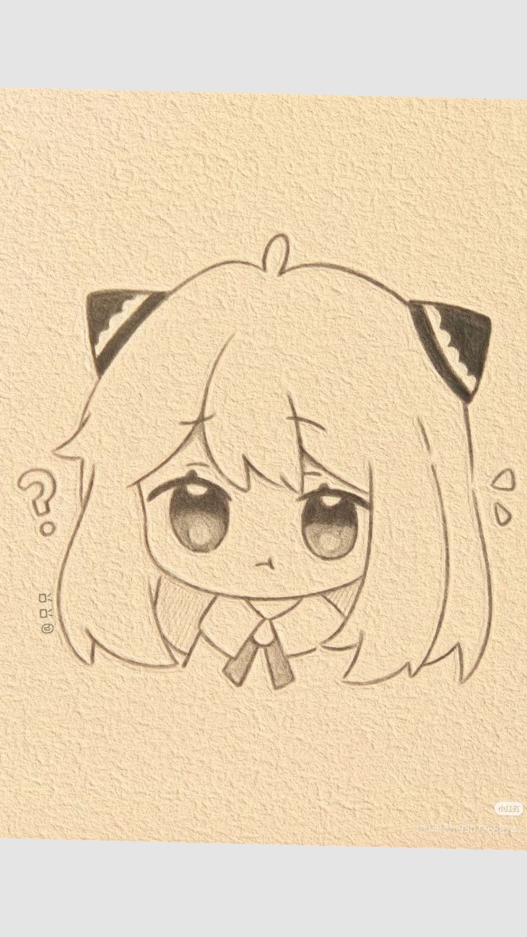 Cute Chibi Girl Drawing