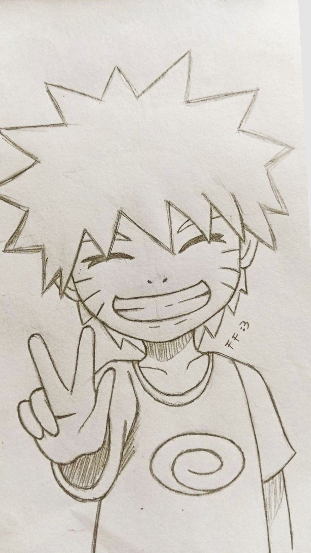 Cute Naruto Uzumaki Sketch