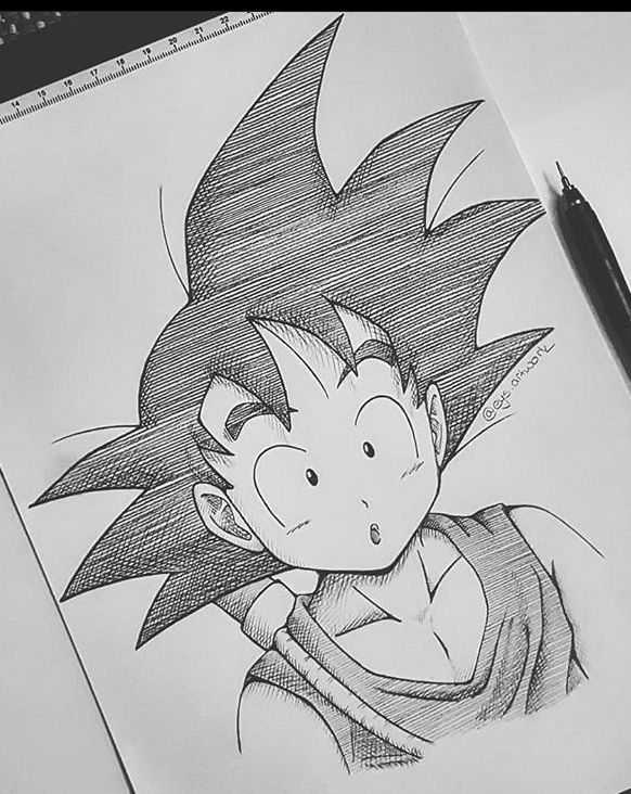 Anime Characters to Draw: Easy Goku Sketch