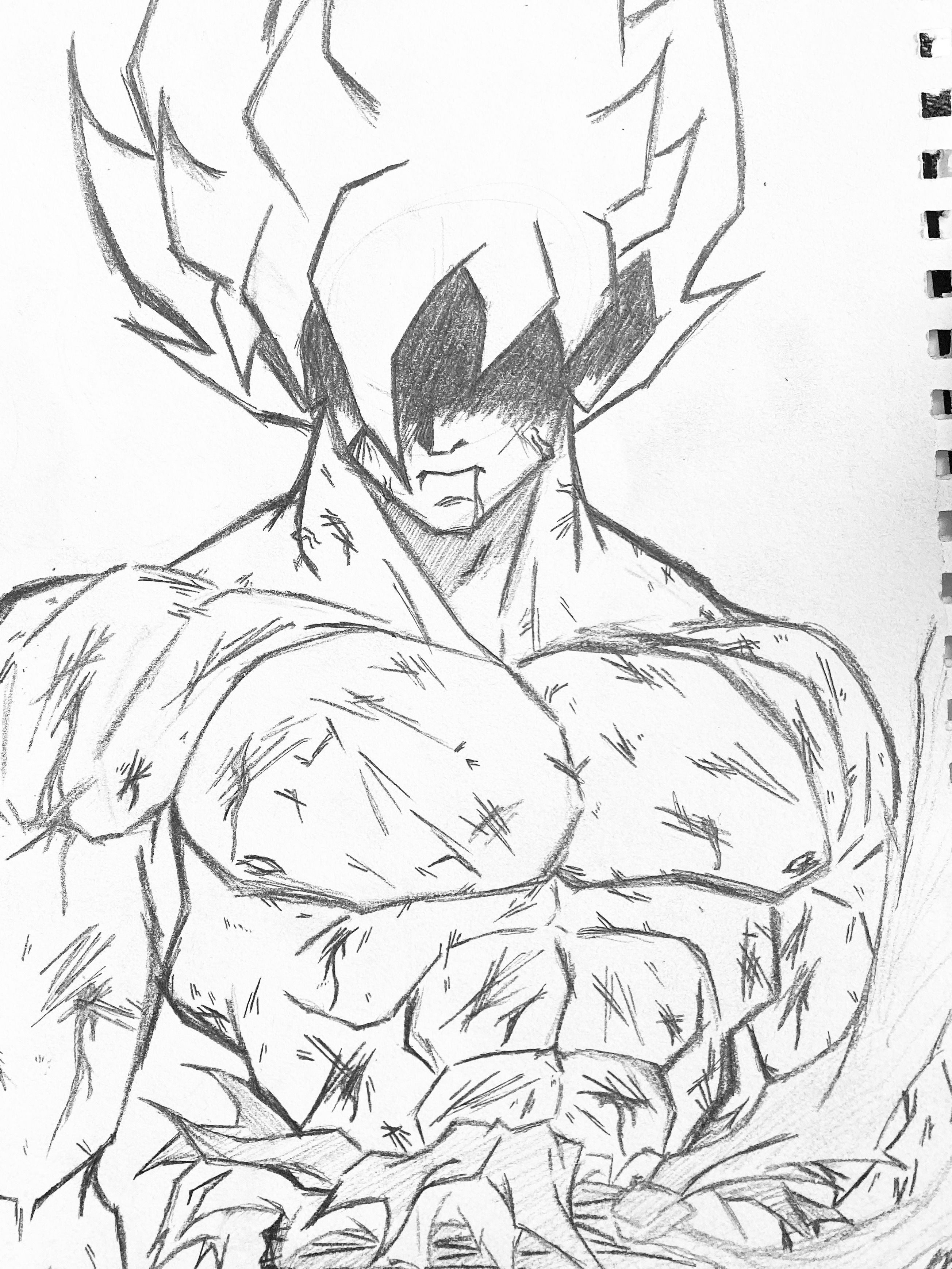 Anime Characters to Draw: Epic Goku Super Saiyan Drawing