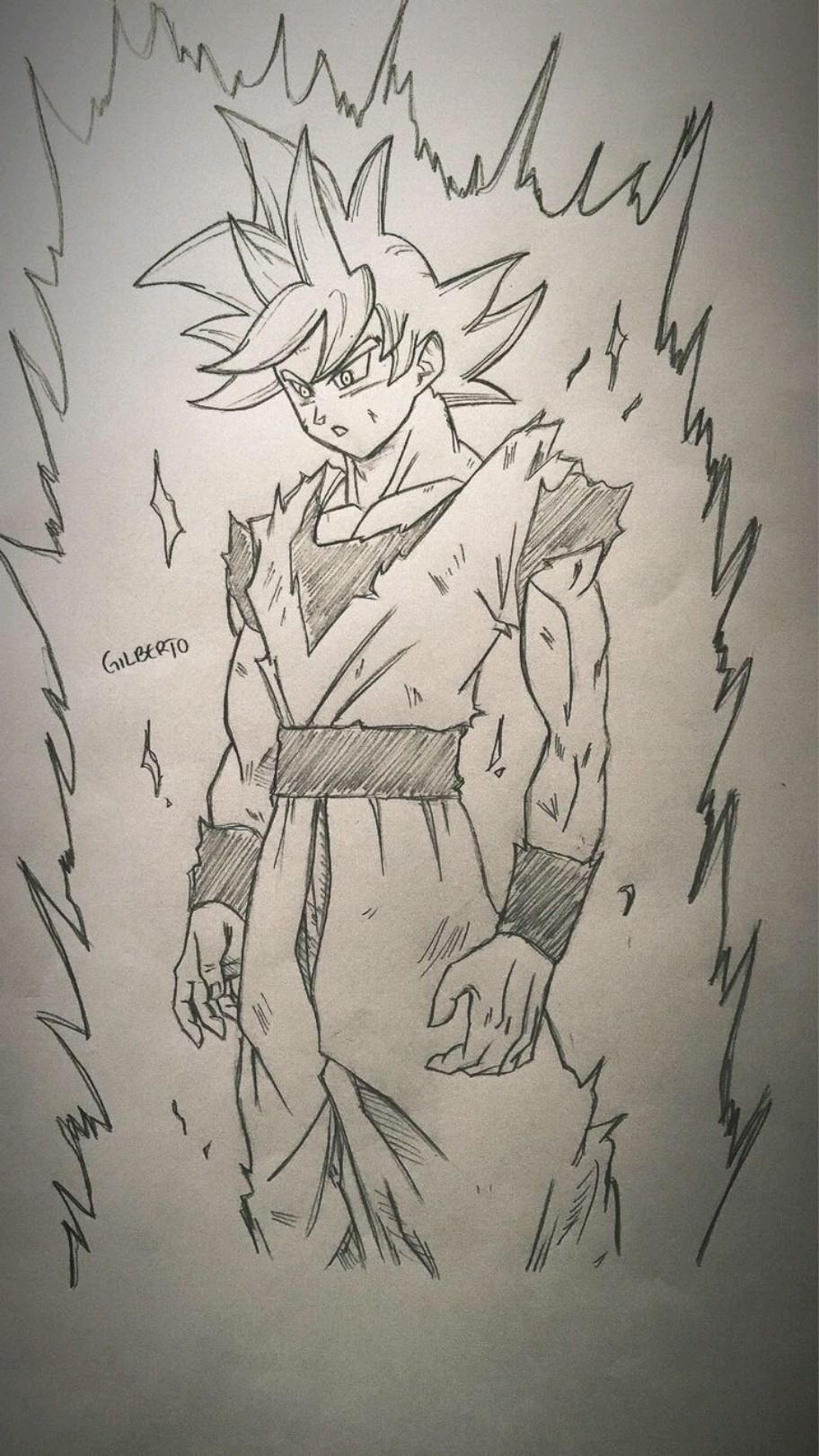 Anime Characters to Draw: Epic Goku Ultra Instinct Drawing