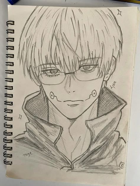 Gojo Satoru Sketch Tutorial