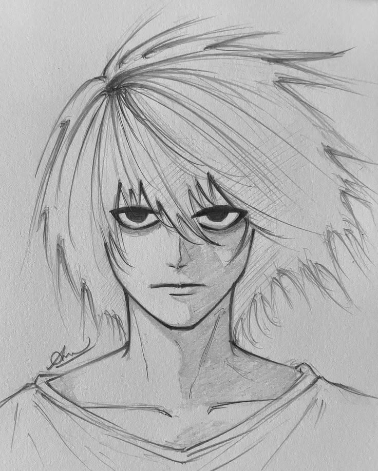 Intense Shonen Hero Drawing