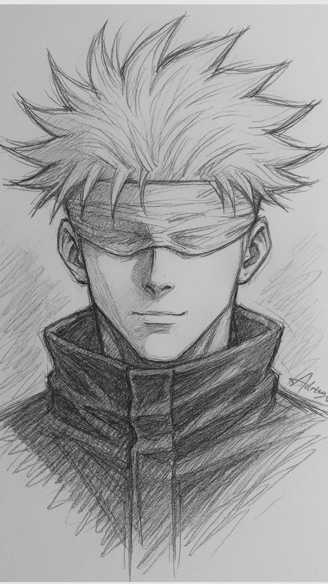 Kakashi Hatake Drawing Guide