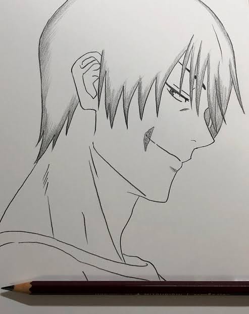 Stylish Itachi Uchiha Drawing