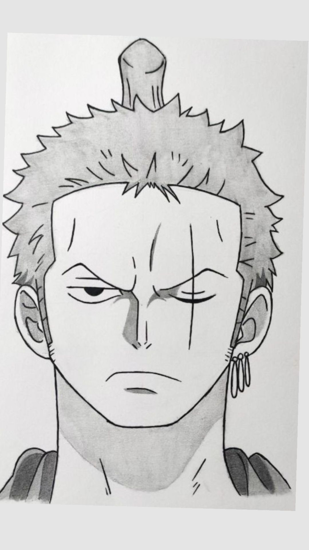 Zoro Roronoa Drawing Tutorial