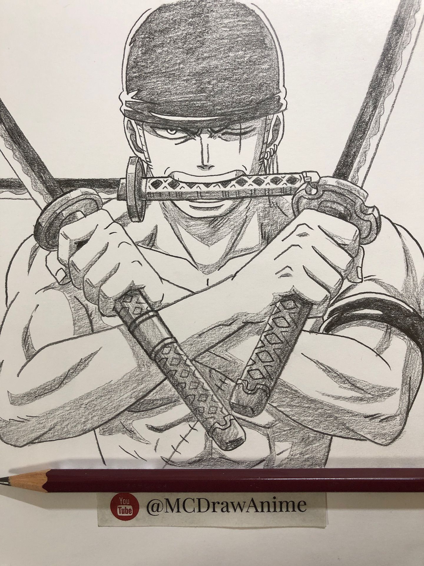 Zoro's Fearless Sword Pose