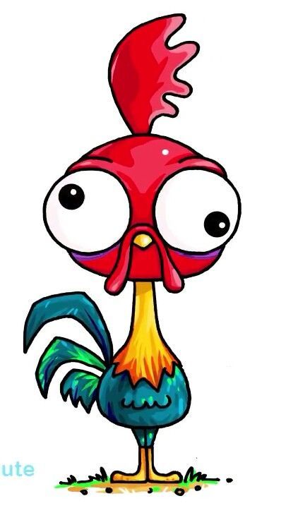 Adorable Chicken Drawing
