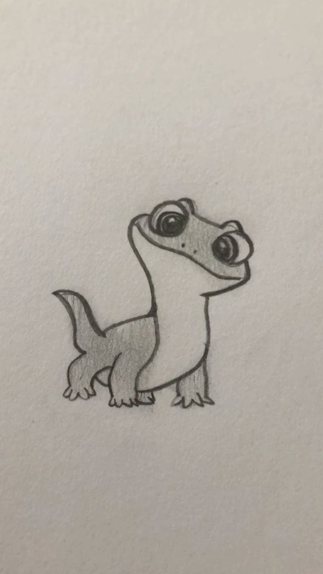 Adorable Gecko Drawing