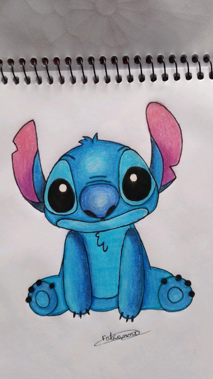 Adorable Stitch Drawing from Disney