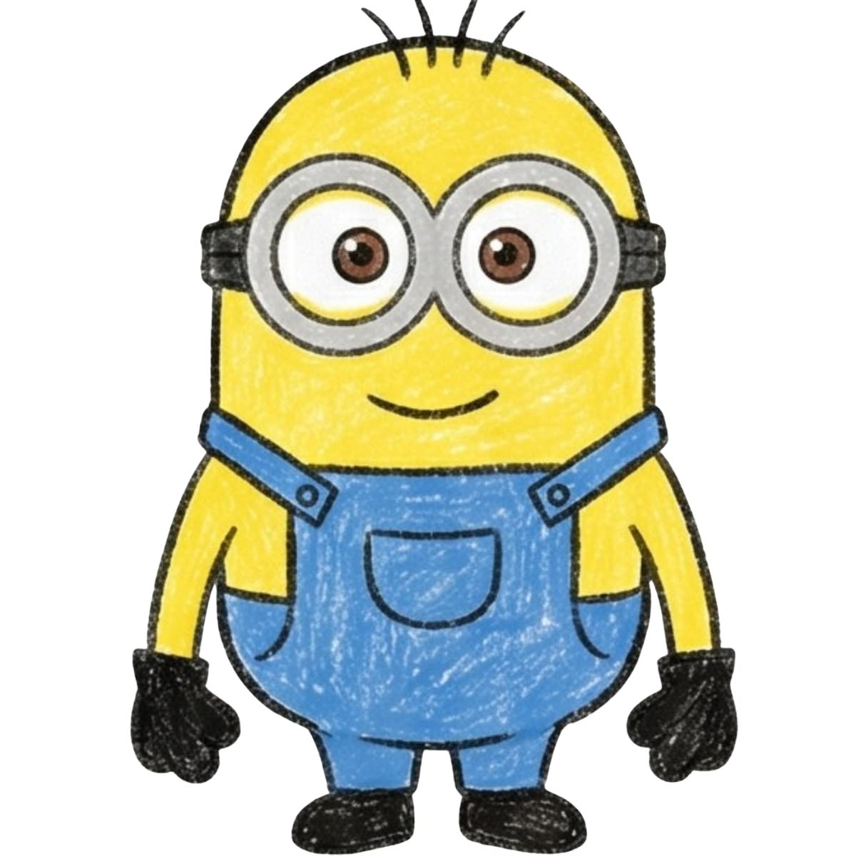 Cute Minion Drawing from Despicable Me
