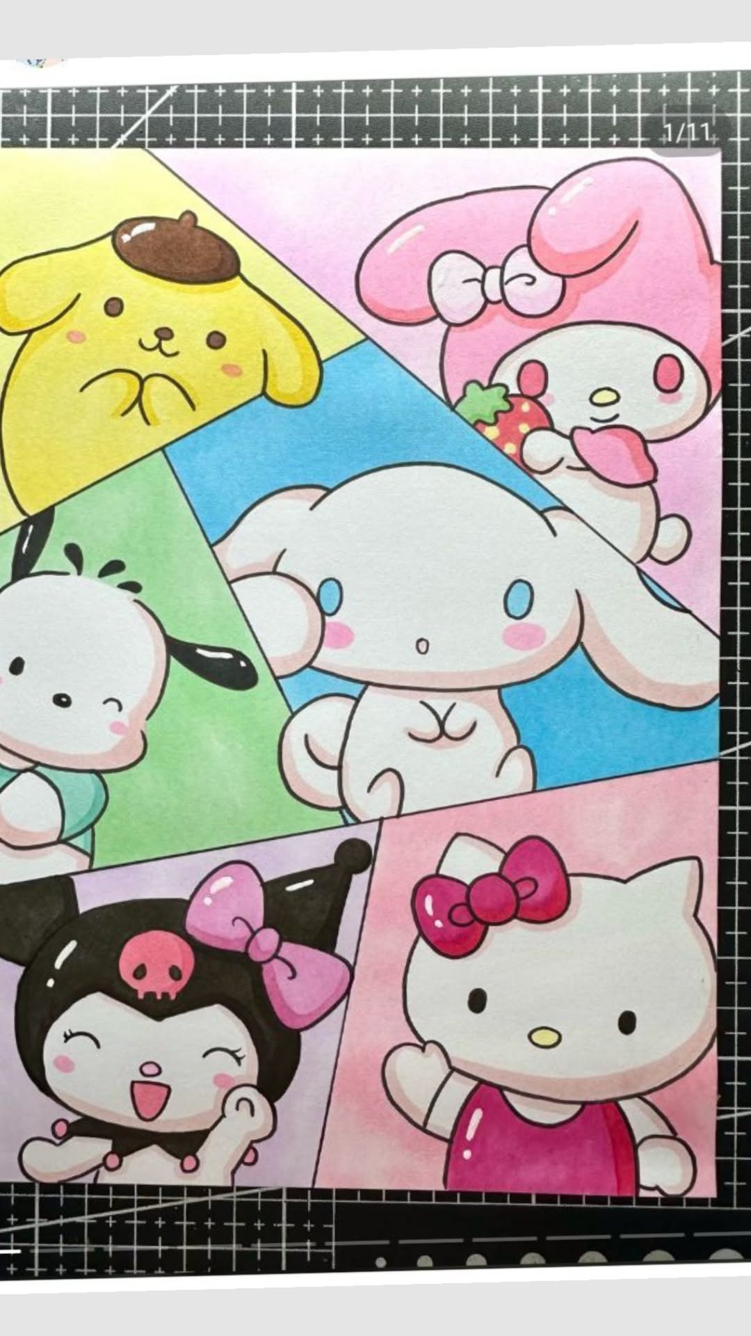 Cute Sanrio Characters Drawing Tutorial