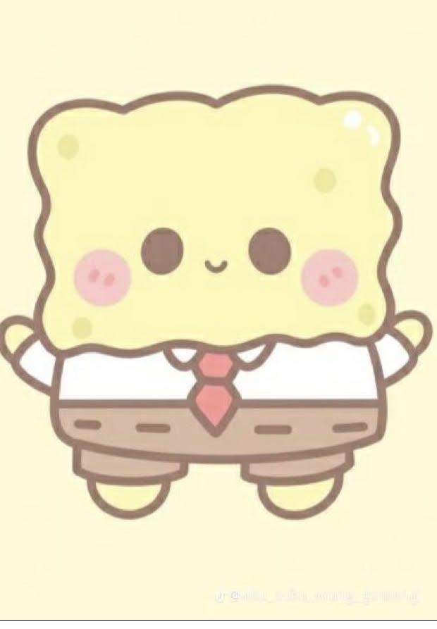 Cute SpongeBob SquarePants Drawing