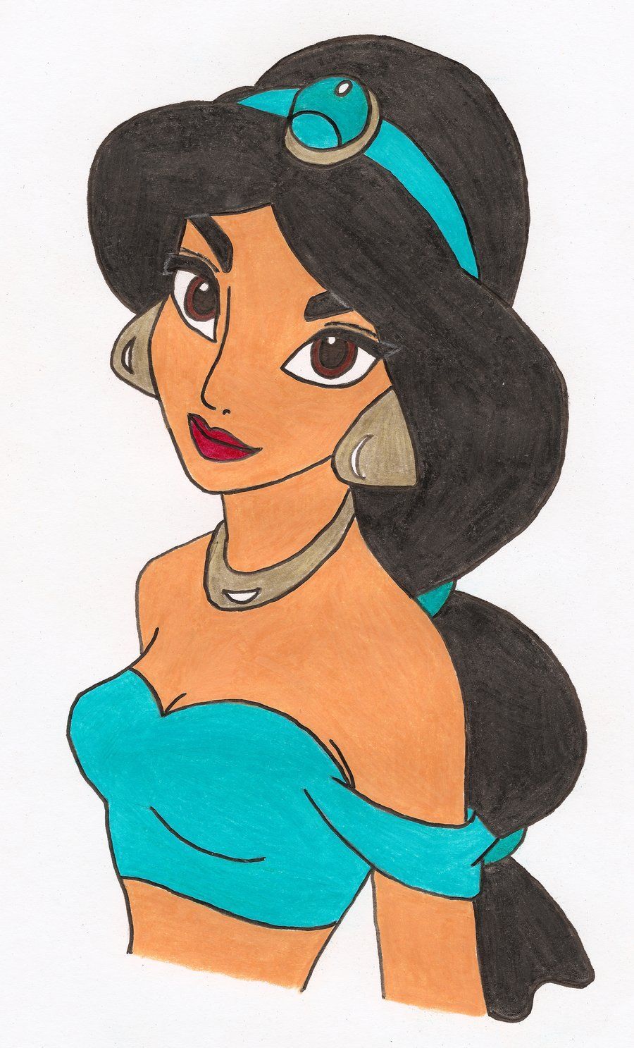 Jasmine Drawing from Aladdin