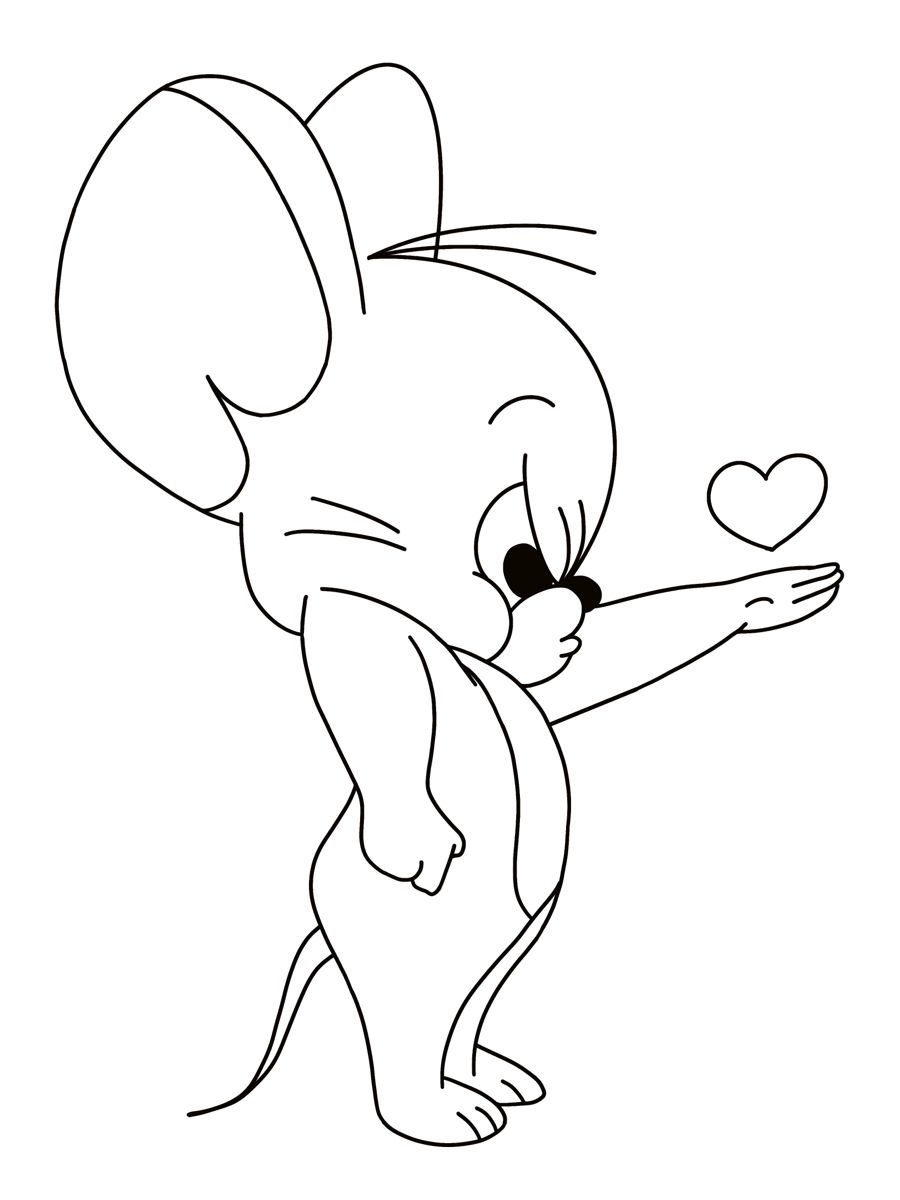 Jerry Mouse Drawing Cute Cartoon Character
