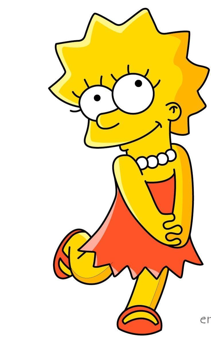 Lisa Simpson Drawing Fun Family Icon