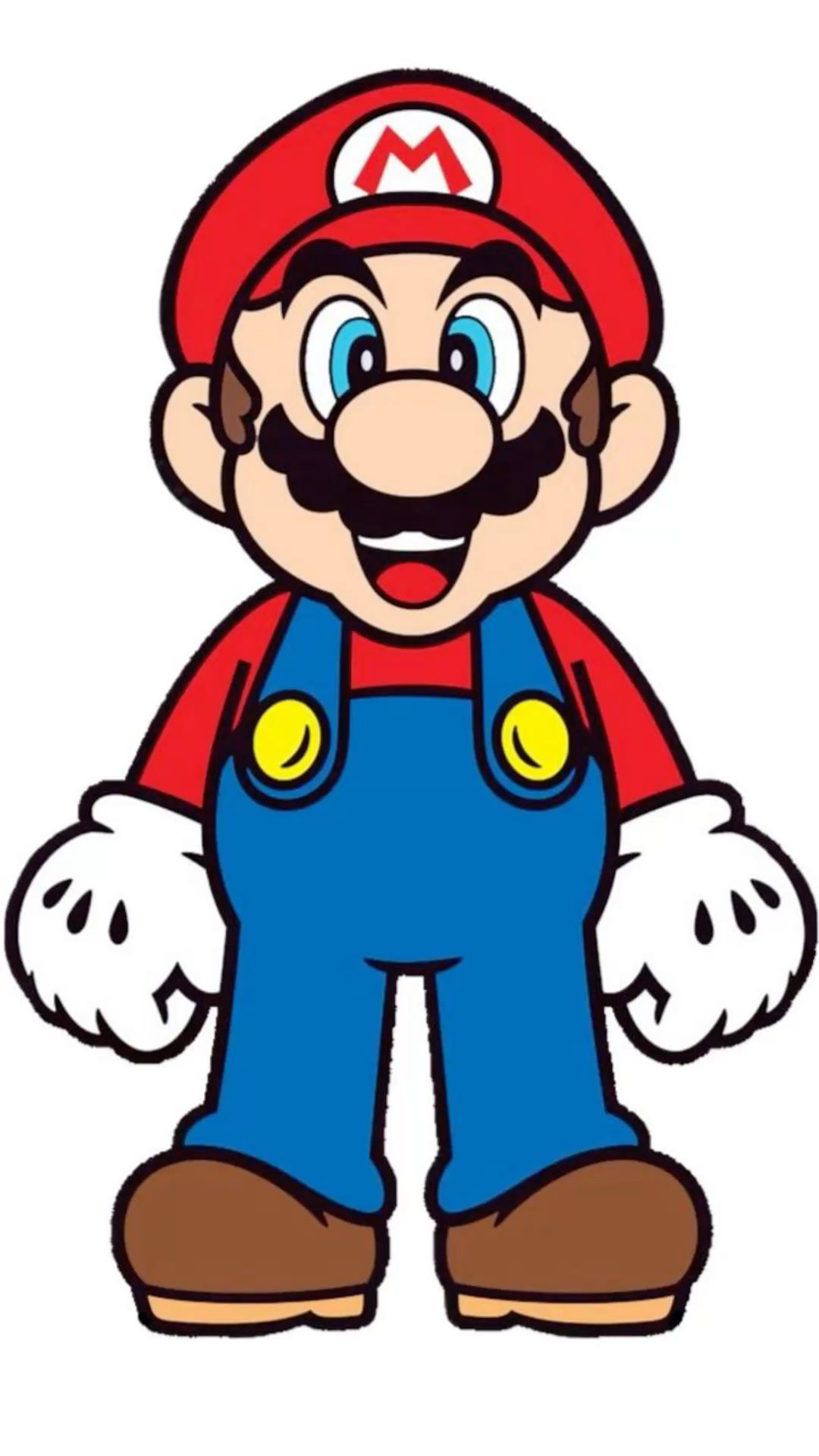 Mario Drawing Classic Video Game Hero