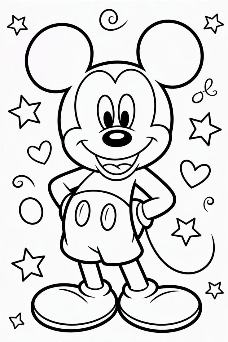 Mickey Mouse Drawing Fun and Easy Steps