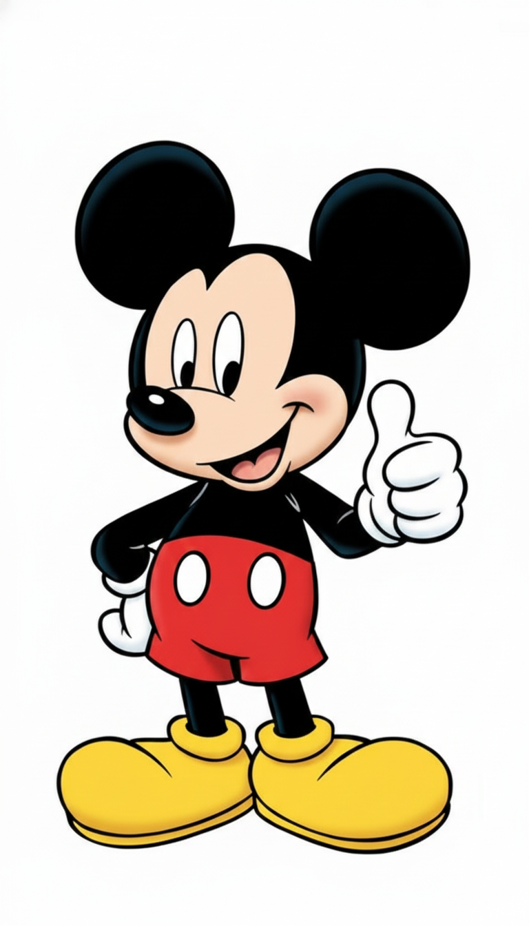 Mickey Mouse Drawing Iconic Disney Character