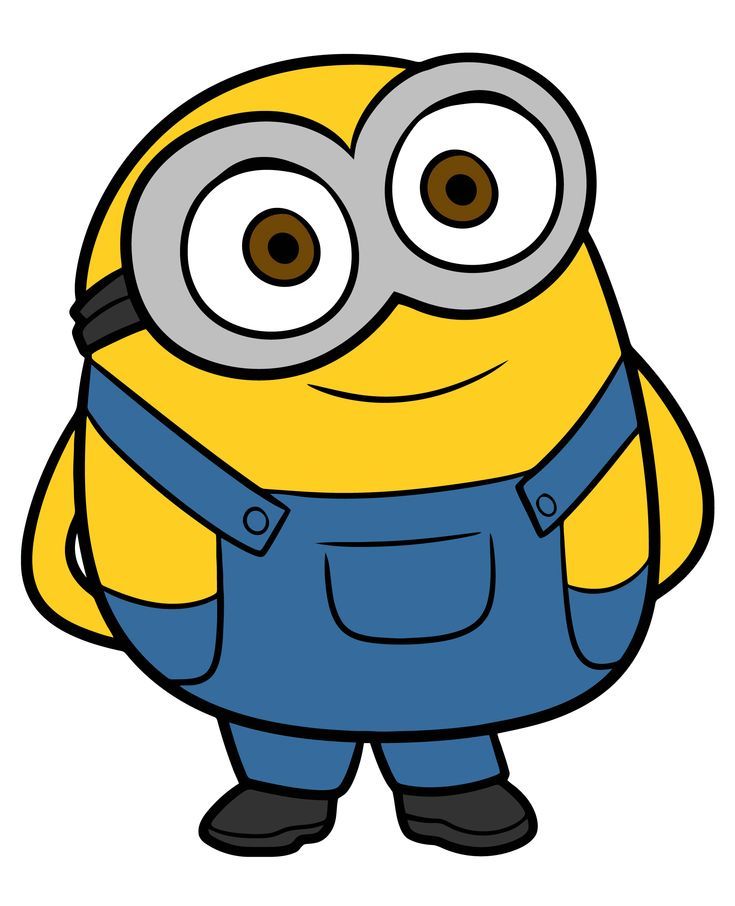 Minion Drawing Cute Yellow Character from Despicable Me