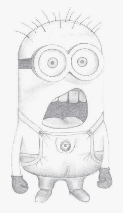 Minion Drawing from Despicable Me