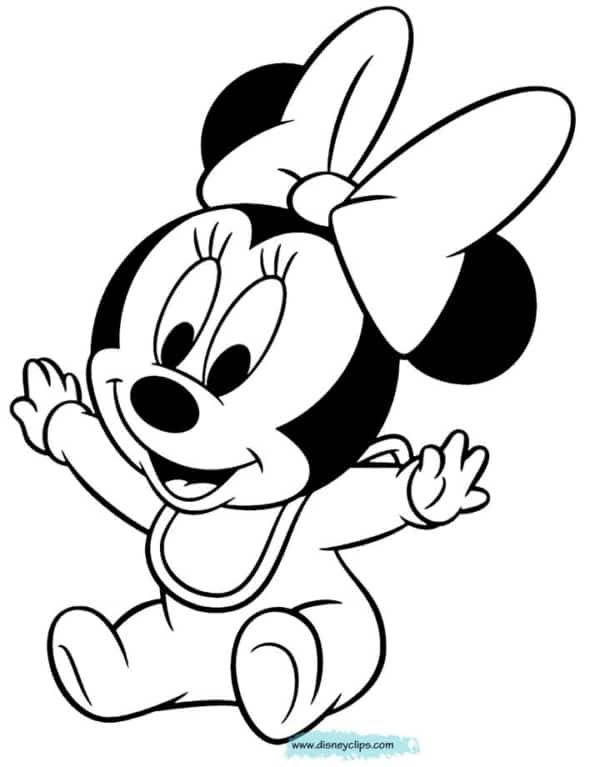 Minnie Mouse Drawing Cute Disney Character