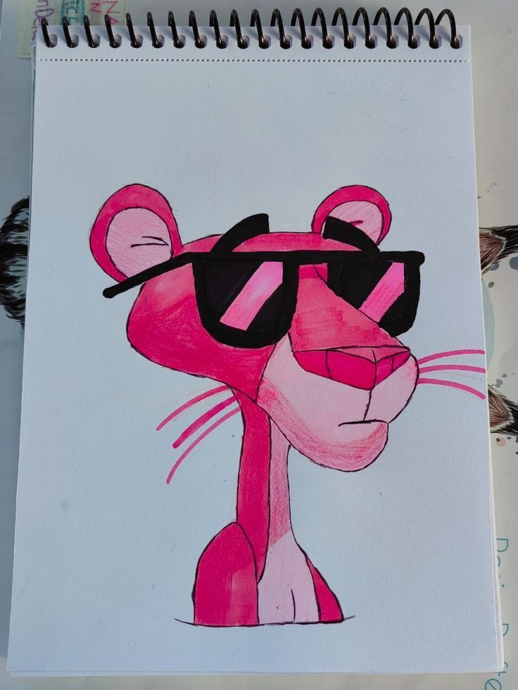 Pink Panther Drawing Cool and Stylish