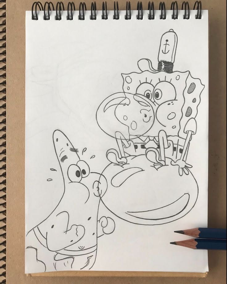 SpongeBob SquarePants and Patrick Star Drawing
