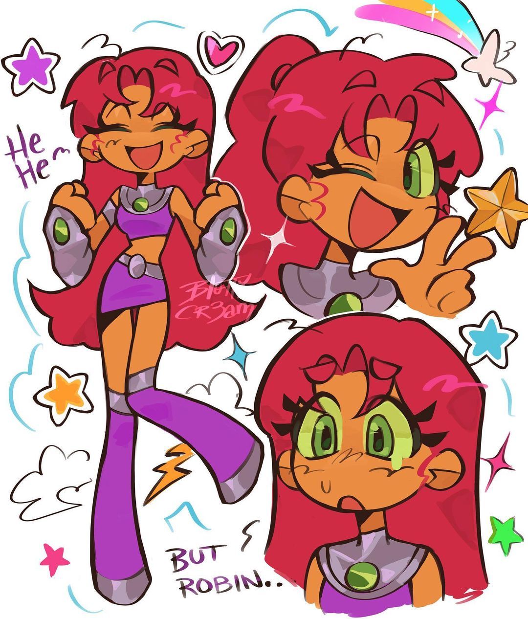 Starfire Drawing from Teen Titans