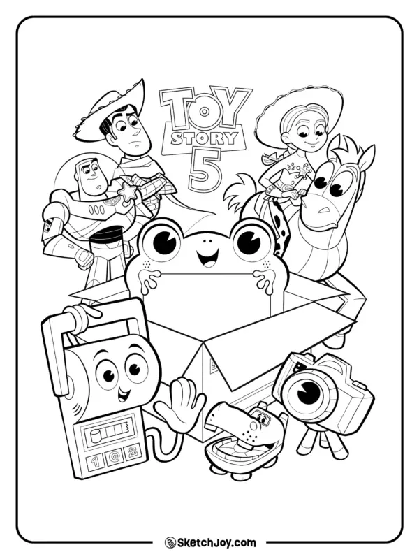 Toy Story 5 Drawing Fun with Woody and Buzz