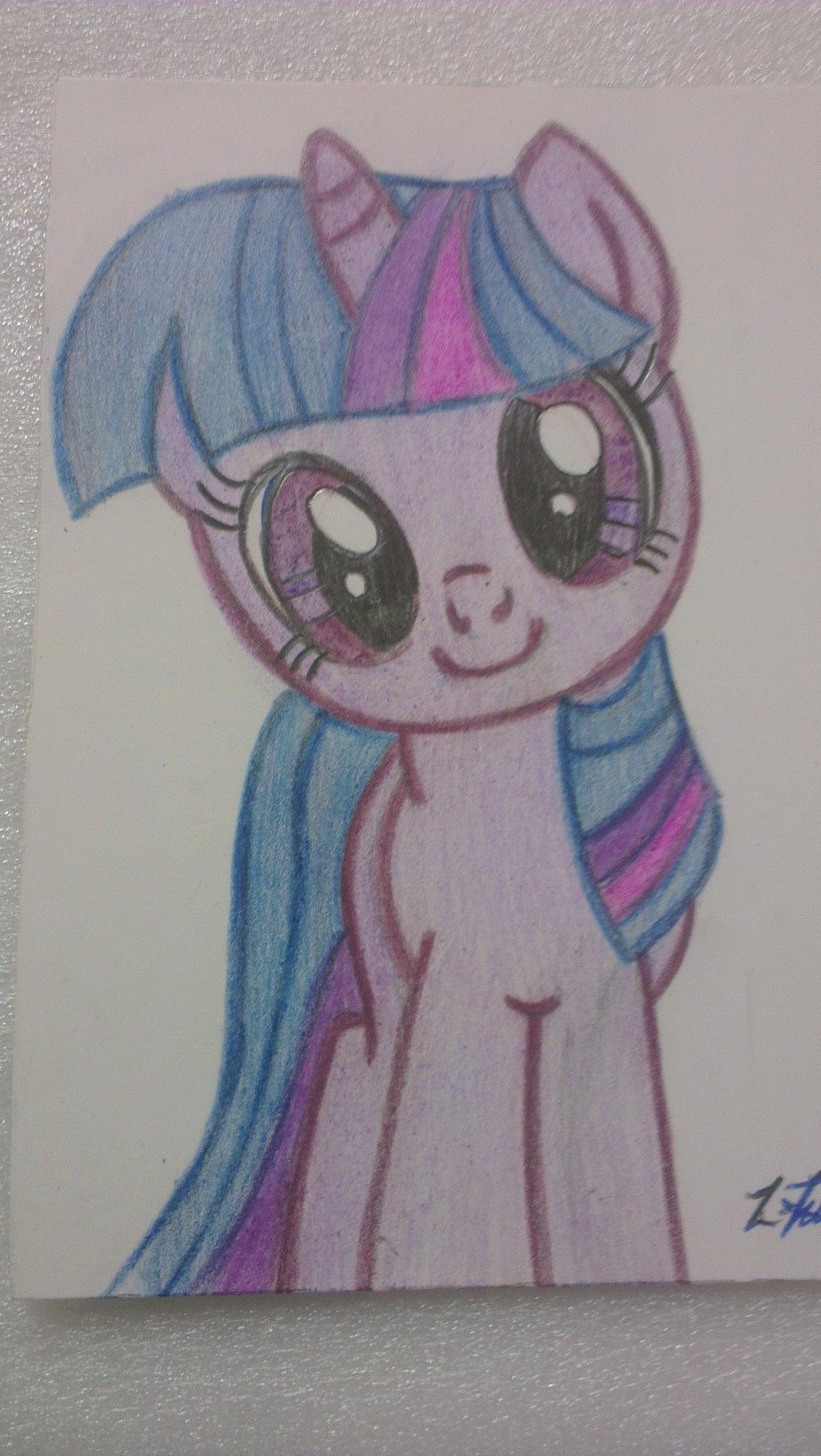 Cartoon Characters to Draw: Twilight Sparkle Drawing Charming Pony from My Little Pony