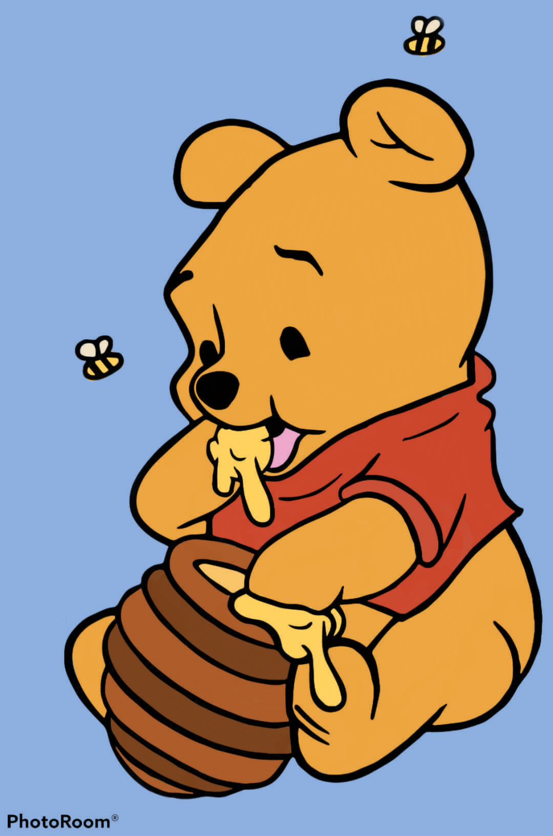 Cartoon Characters to Draw: Winnie the Pooh Drawing Adorable Bear with Honey