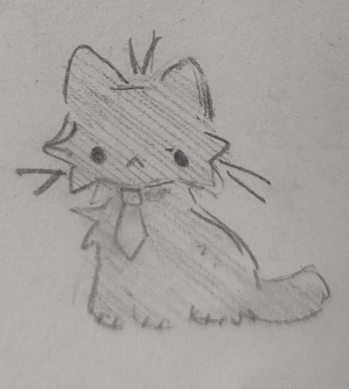 Adorable Cat With a Tie