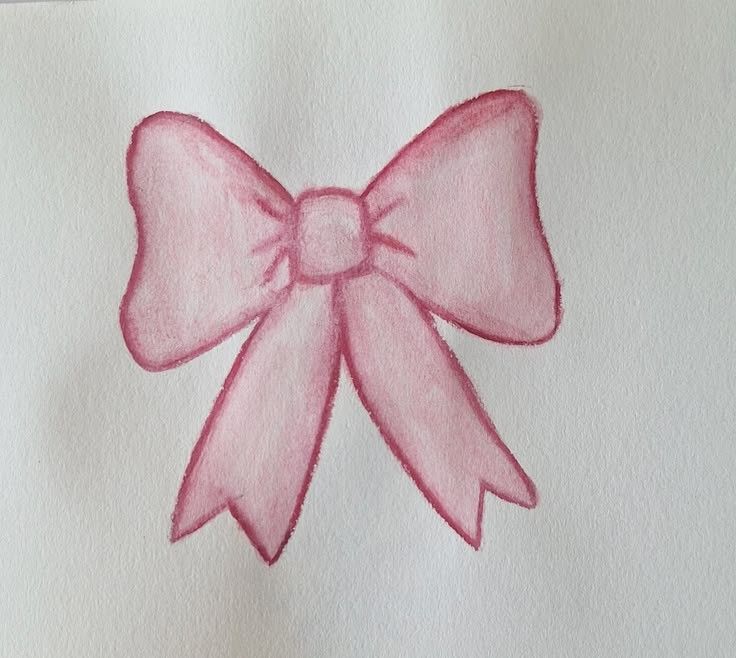 Charming Pink Bow with Ribbons
