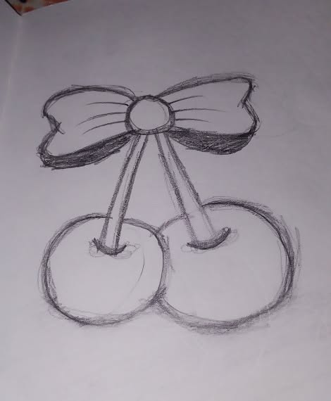 Charming Cherry Pair with Bow