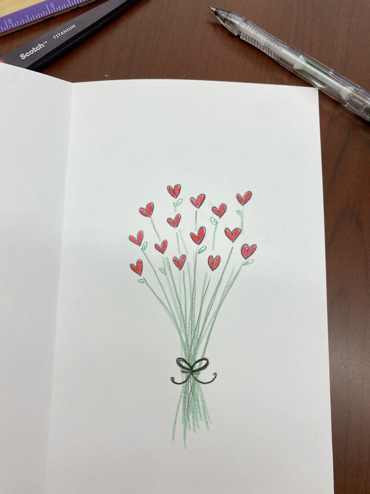 Charming Bouquet of Heart-Shaped Flowers