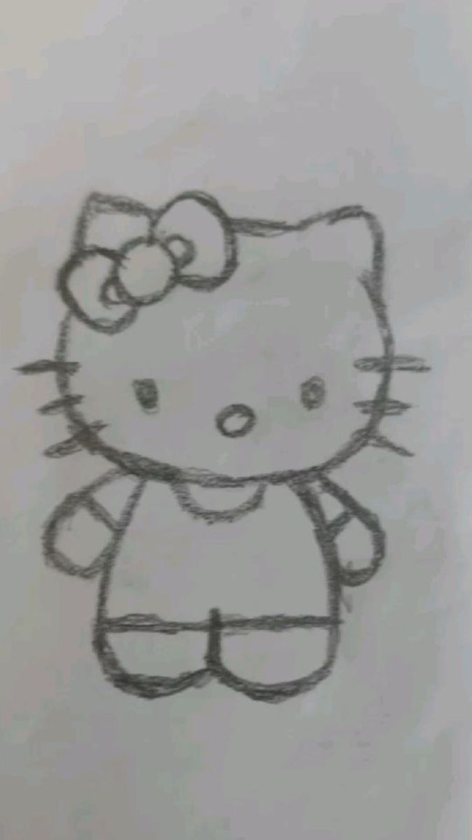 Adorable Hello Kitty in Cute Outfit