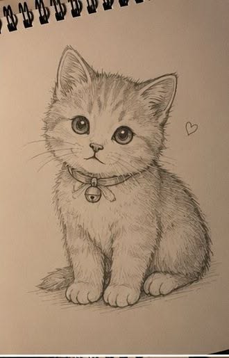 Adorable Kitten with Big Eyes