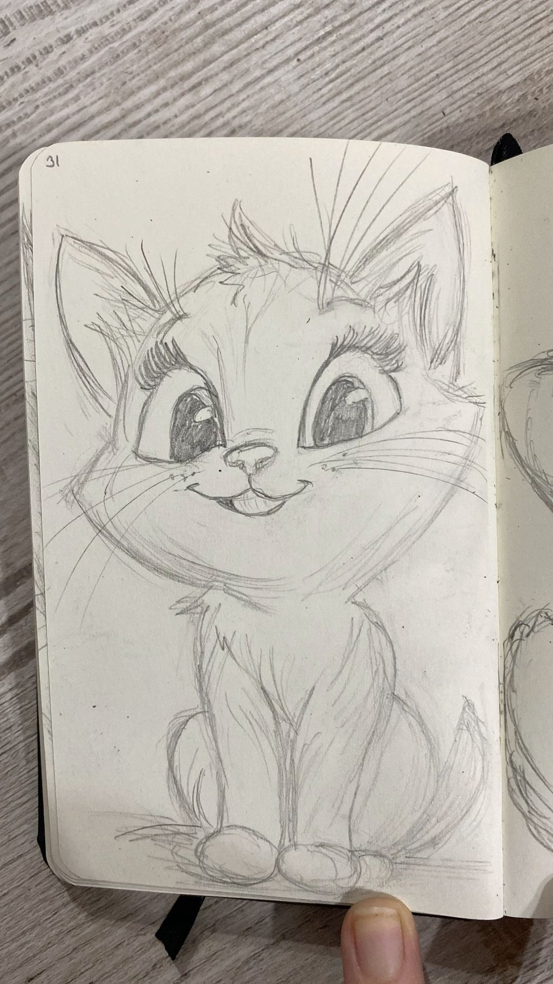 Adorable Kitten with Big Eyes