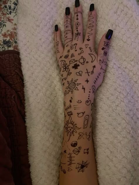 Trendy Doodle Collection with Unique Symbols