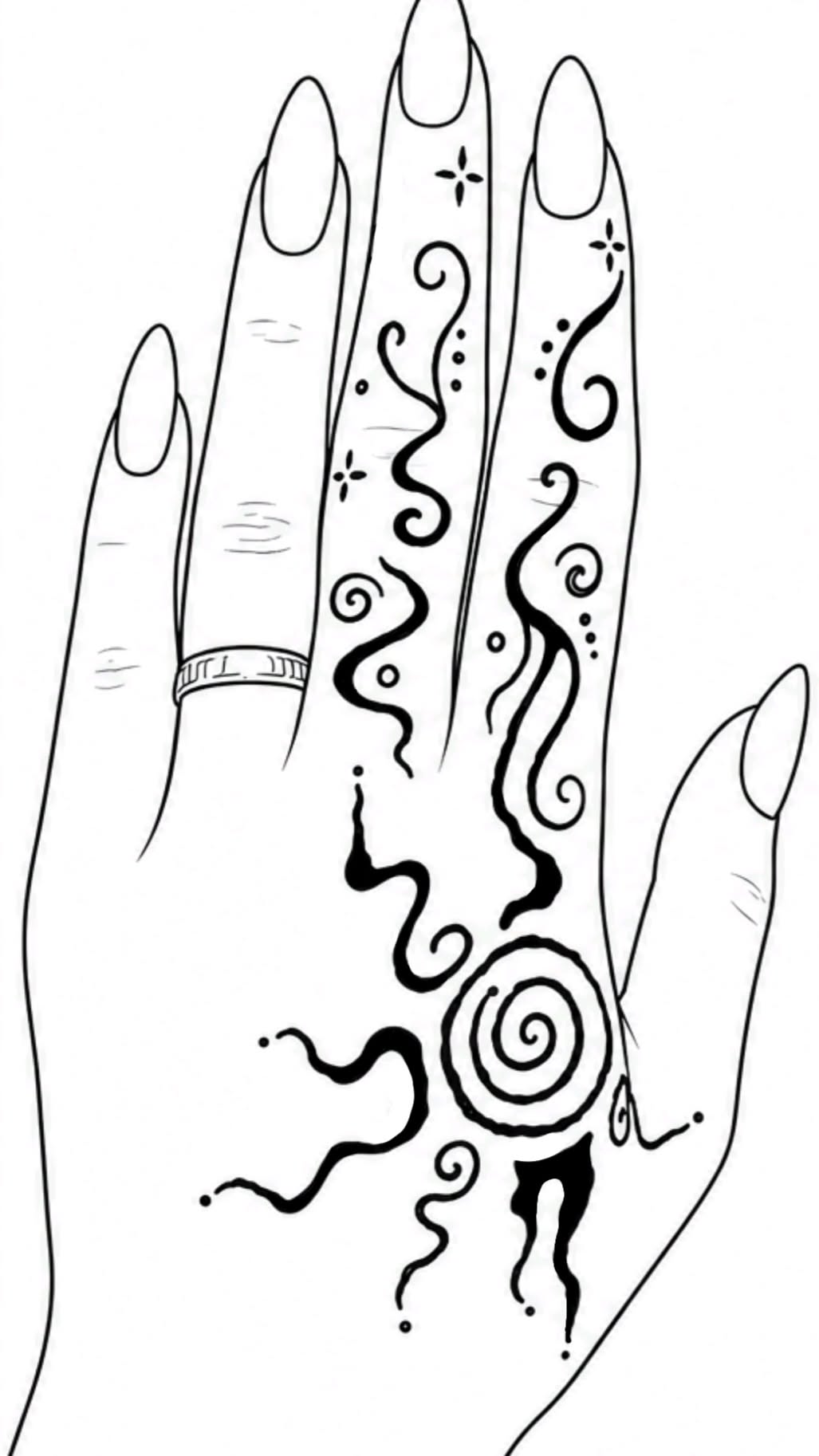 Swirly Sun Design for Creative Expression