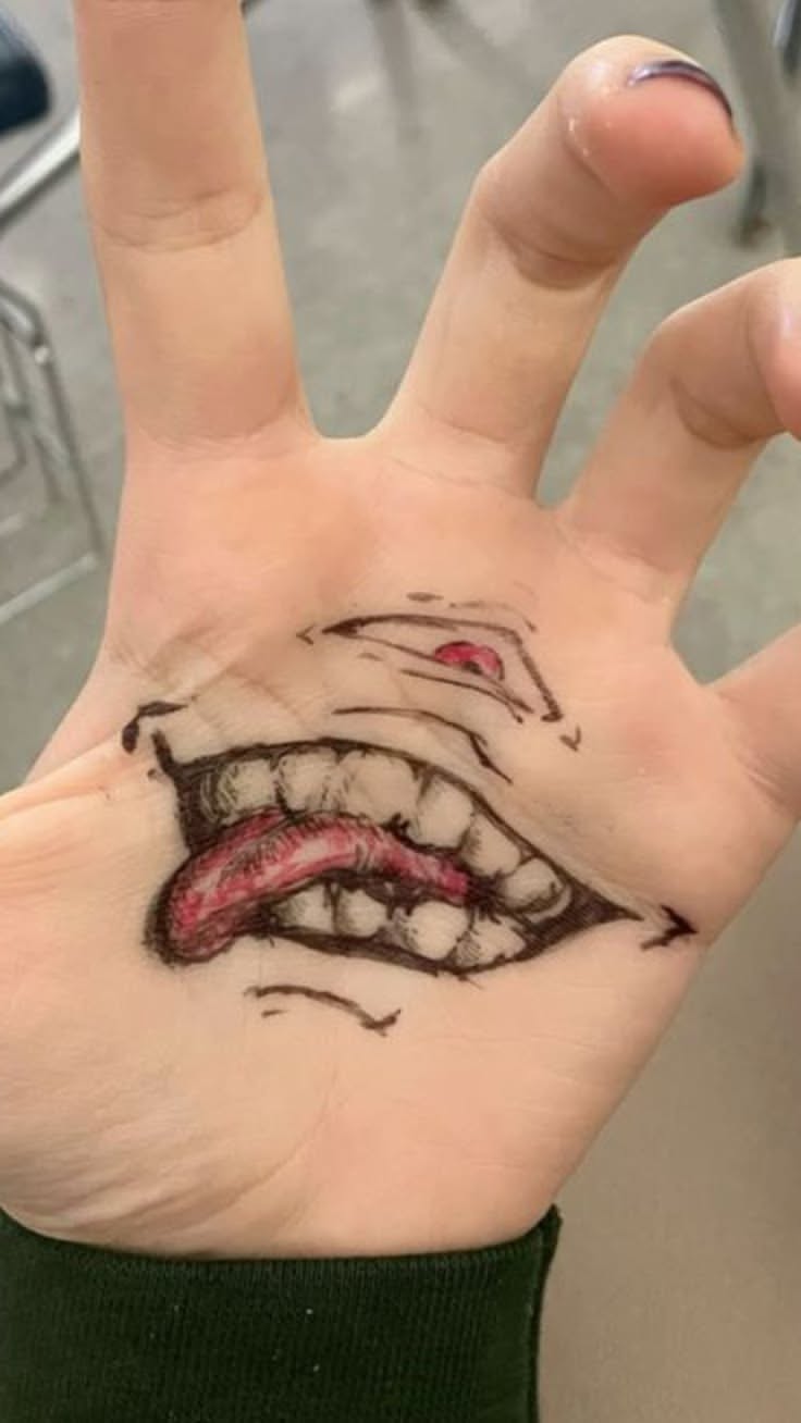 Creative 3D Mouth Design for Eye-Catching Art