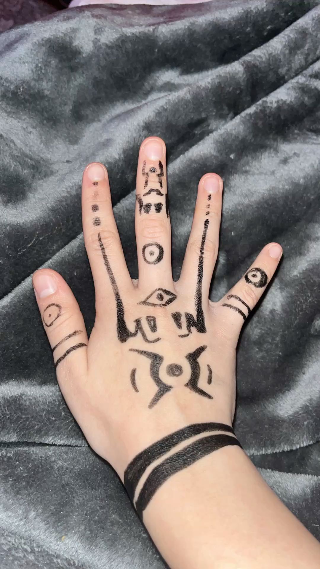 Intricate Symbolic Designs with Black Ink